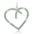 Štrasový náhrdelník Swarovski - Srdce Crystal