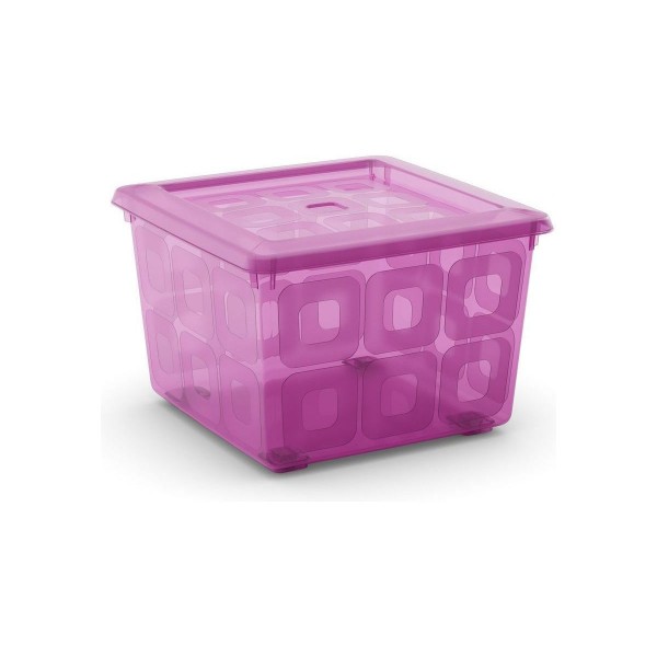 Square Box s kolečky fialové provedení, 28 litrů