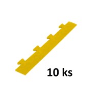 Lišta M/K ArtPlast Tenax Mandorlata PS50MAG/M, žlutá, 10ks
