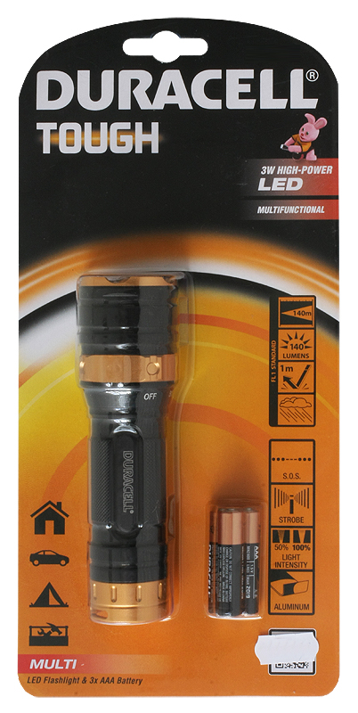 LED baterka DURACELL Tough MLT-1