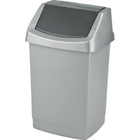 Odpadkový koš CLICK-IT 25L stříbrný