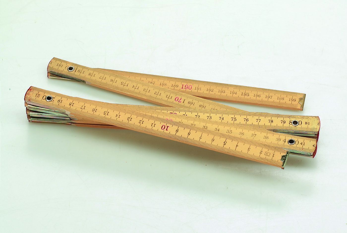 Skládací metr dřevěný - 2m, ASIST