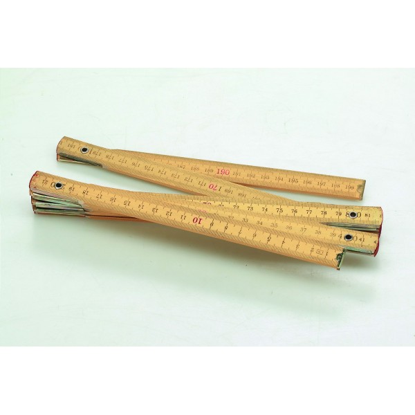 Skládací metr dřevěný - 2m, ASIST