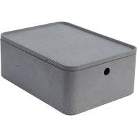Úložný box beton M s víkem