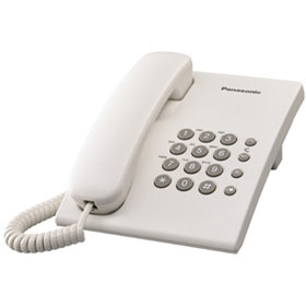 Telefon klasický KX TS500W PANASONIC