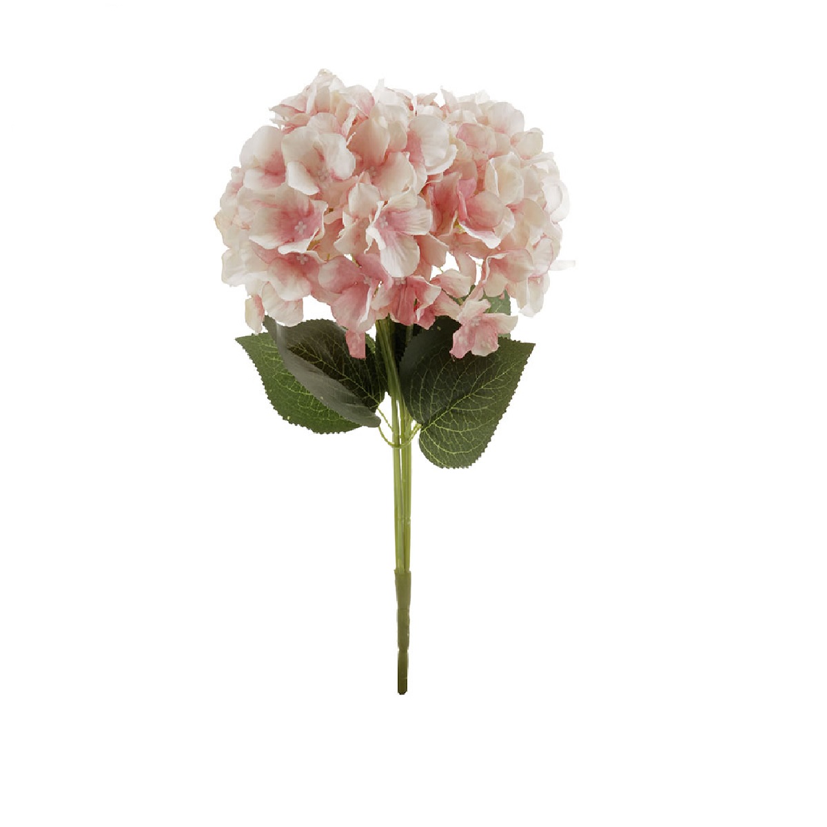 Dekorační květina - Hortenzie barva růžovo-smetanová