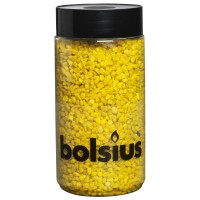 Dekorační kamínky BOLSIUS žluté 2-3mm, 600g