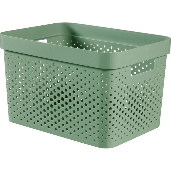 Úložný box INFINITY 17l recyklovaný plast zelený