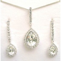 Souprava stříbrných šperků Swarovski -  Avril