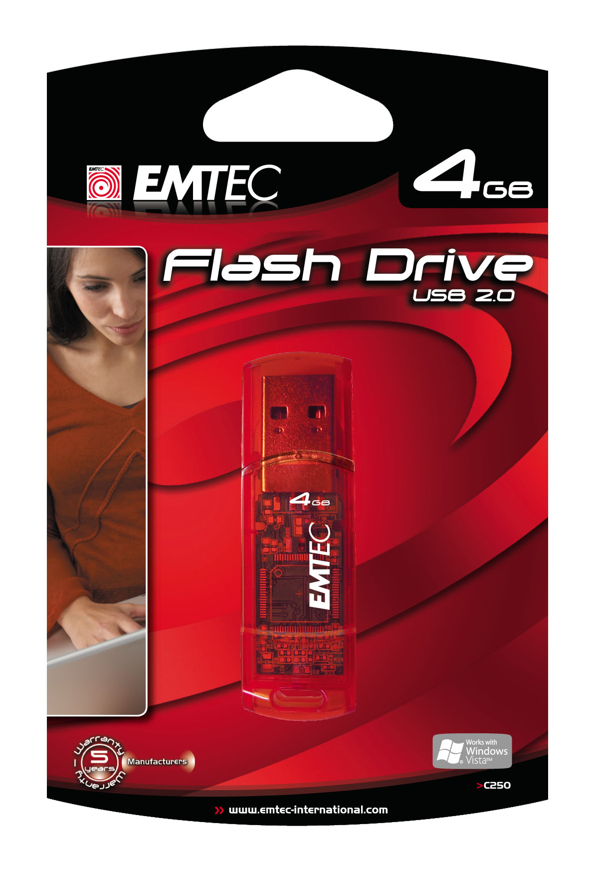 USB flash disk - Emtec, Memory Stick 4 GB