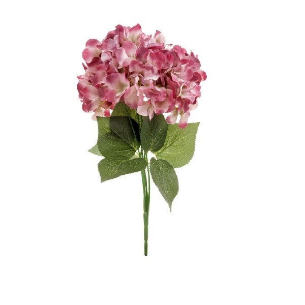 Dekorační květina - Hortenzie barva bordó