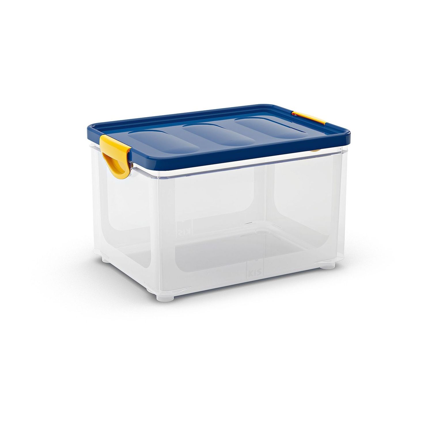 Clipper Box L - průhledný/modré víko, 32,5l