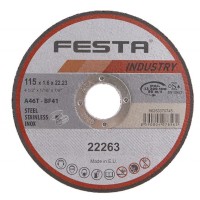 Kotouč řezný FESTA INDUSTRY na kov 115x1.6x22.2mm