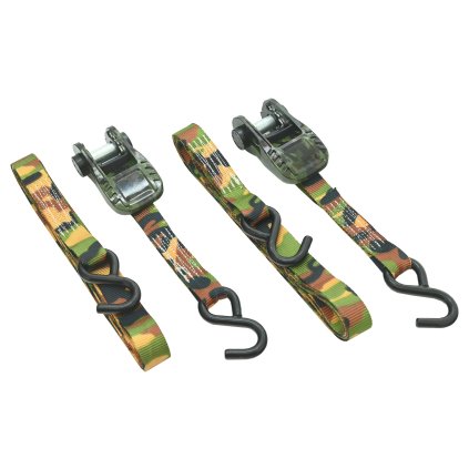 Popruh s ráčnou a háky 2ks 500daN 25mm x 5m KAMU  Compass
