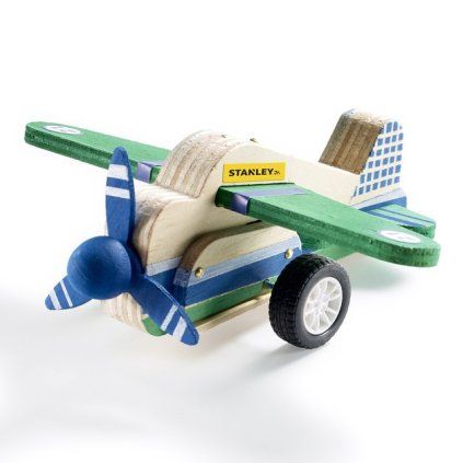 Stanley Jr. JK029-SY Stavebnice, letadlo, dřevo  Stanley