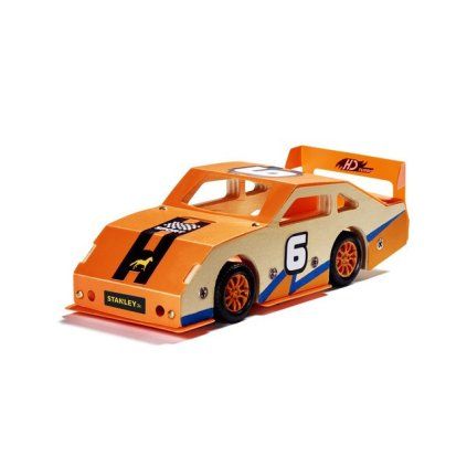 Stanley Jr. OK002-SY Stavebnice, závodní auto, dřevo  Stanley