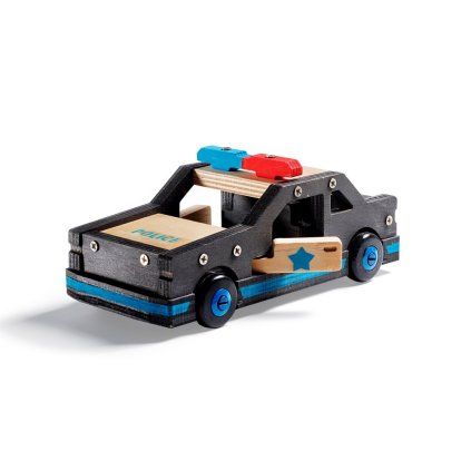 Stanley Jr. OK096-SY Stavebnice, policejní auto, dřevo  Stanley