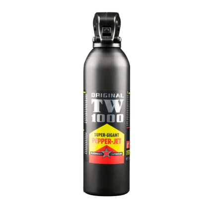TW1000 Pepřový sprej Jet Super Gigant s pojistkou a pružinovým vyklápěcím uzávěrem 400 ml  TW1000
